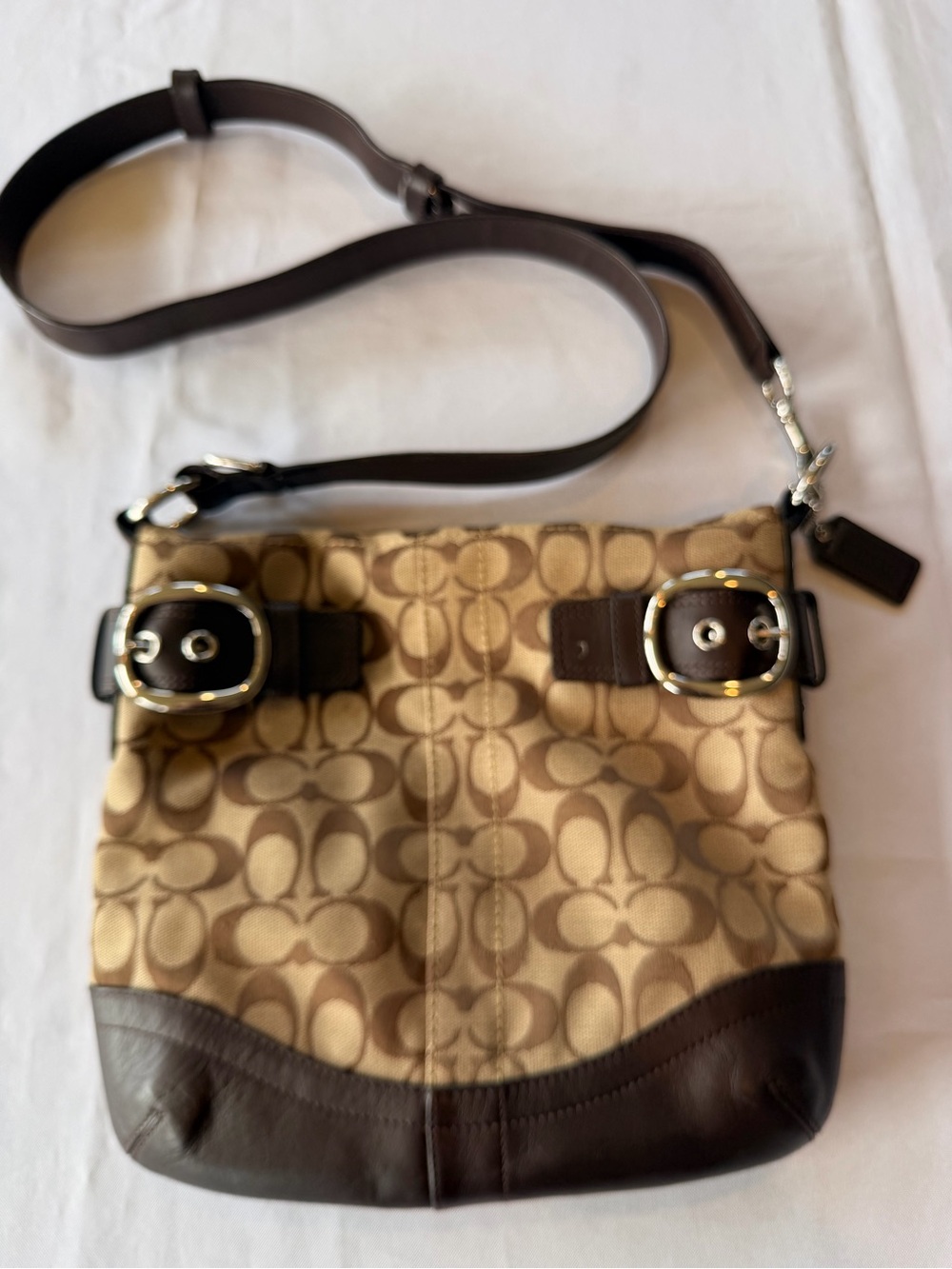 Coach Signature SoHo Shoulder Crossbody Bag No F17088